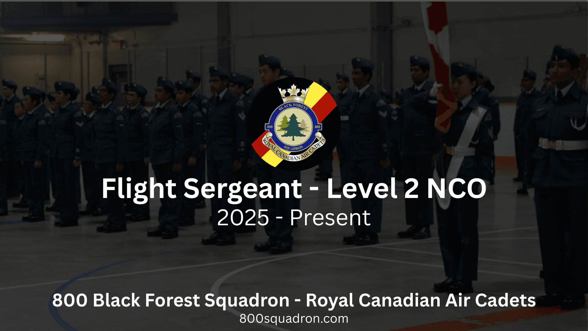 RCAirCS Flight Sergeant